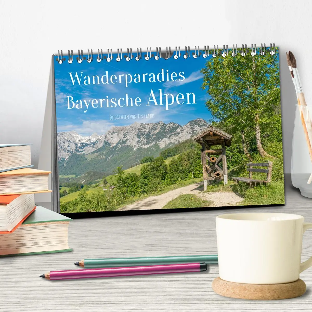 Bild: 9783457935514 | Wanderparadies Bayerische Alpen (Tischkalender 2026 DIN A5 quer),...