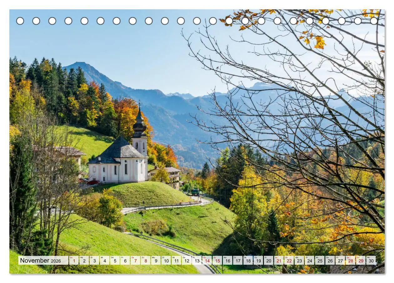 Bild: 9783457935514 | Wanderparadies Bayerische Alpen (Tischkalender 2026 DIN A5 quer),...