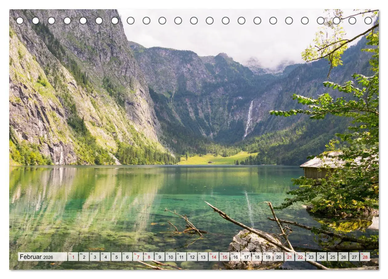 Bild: 9783457935514 | Wanderparadies Bayerische Alpen (Tischkalender 2026 DIN A5 quer),...