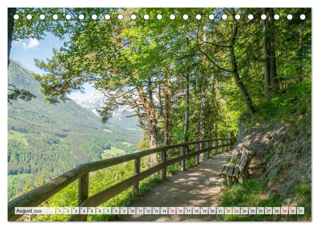 Bild: 9783457935514 | Wanderparadies Bayerische Alpen (Tischkalender 2026 DIN A5 quer),...