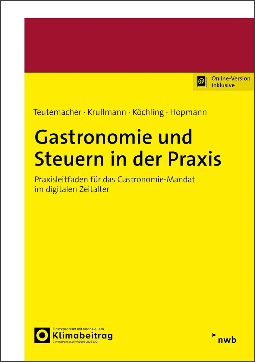 Cover: 9783482685514 | Gastronomie und Steuern in der Praxis | Jörn Hopmann (u. a.) | Bundle