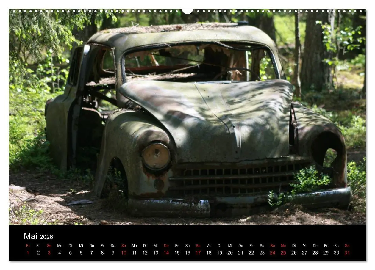 Bild: 9783516195514 | Schrottautos im Kyrkö Mosse (Wandkalender 2026 DIN A2 quer),...