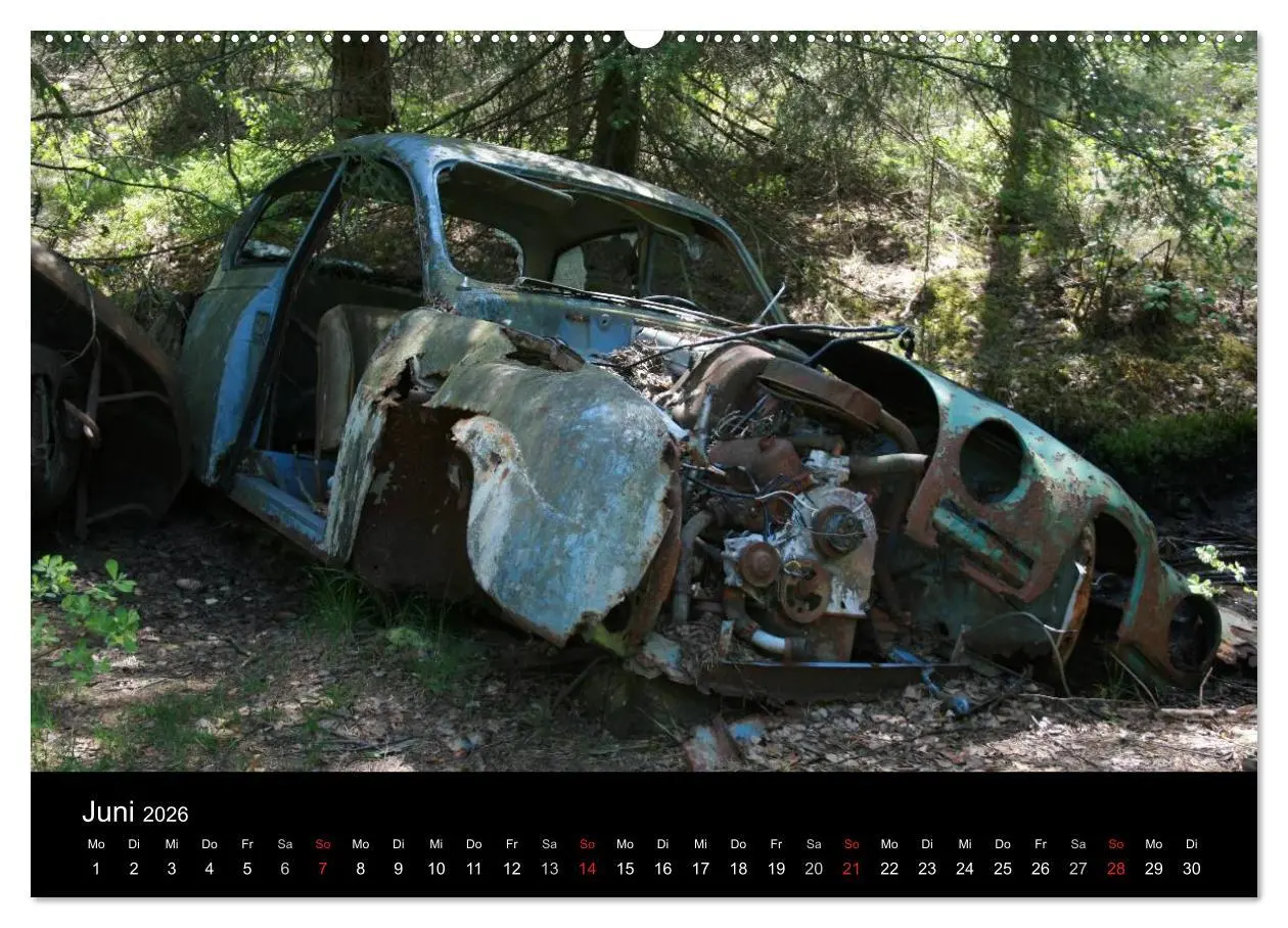Bild: 9783516195514 | Schrottautos im Kyrkö Mosse (Wandkalender 2026 DIN A2 quer),...