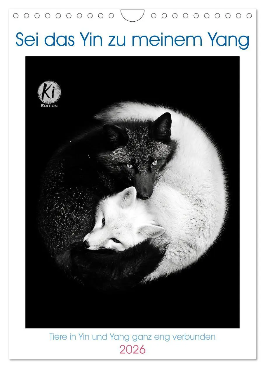 Cover: 9783516265514 | Sei das Yin zu meinem Yang (Wandkalender 2026 DIN A4 hoch),...