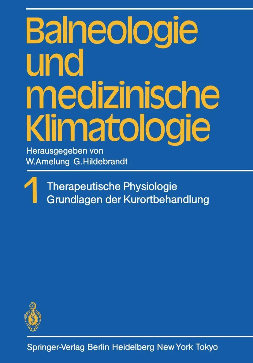 Cover: 9783642685514 | Balneologie und medizinische Klimatologie | G. Hildebrandt (u. a.)