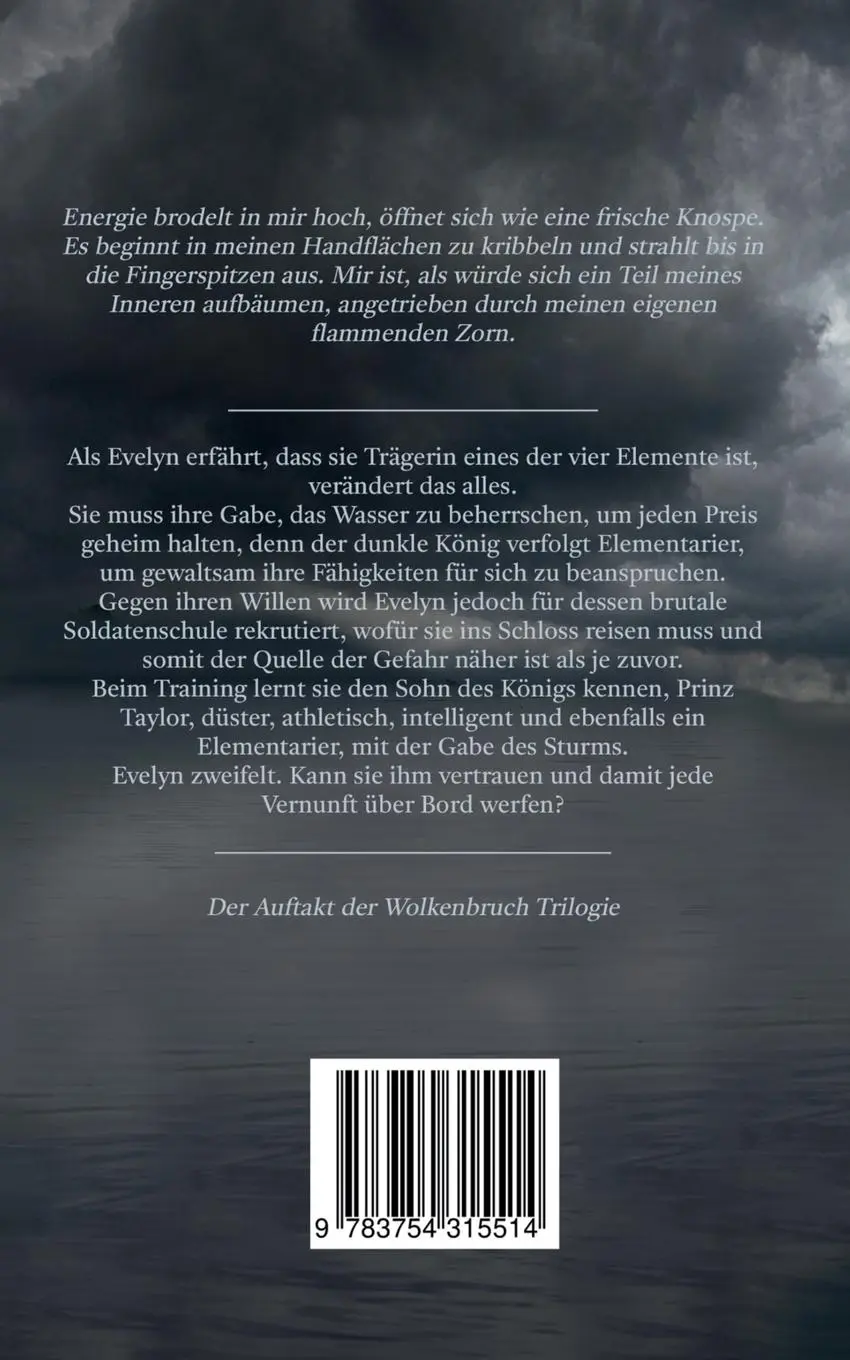 Rückseite: 9783754315514 | Wolkenbruch | fear the storm | Marlene Weiß | Taschenbuch | Paperback
