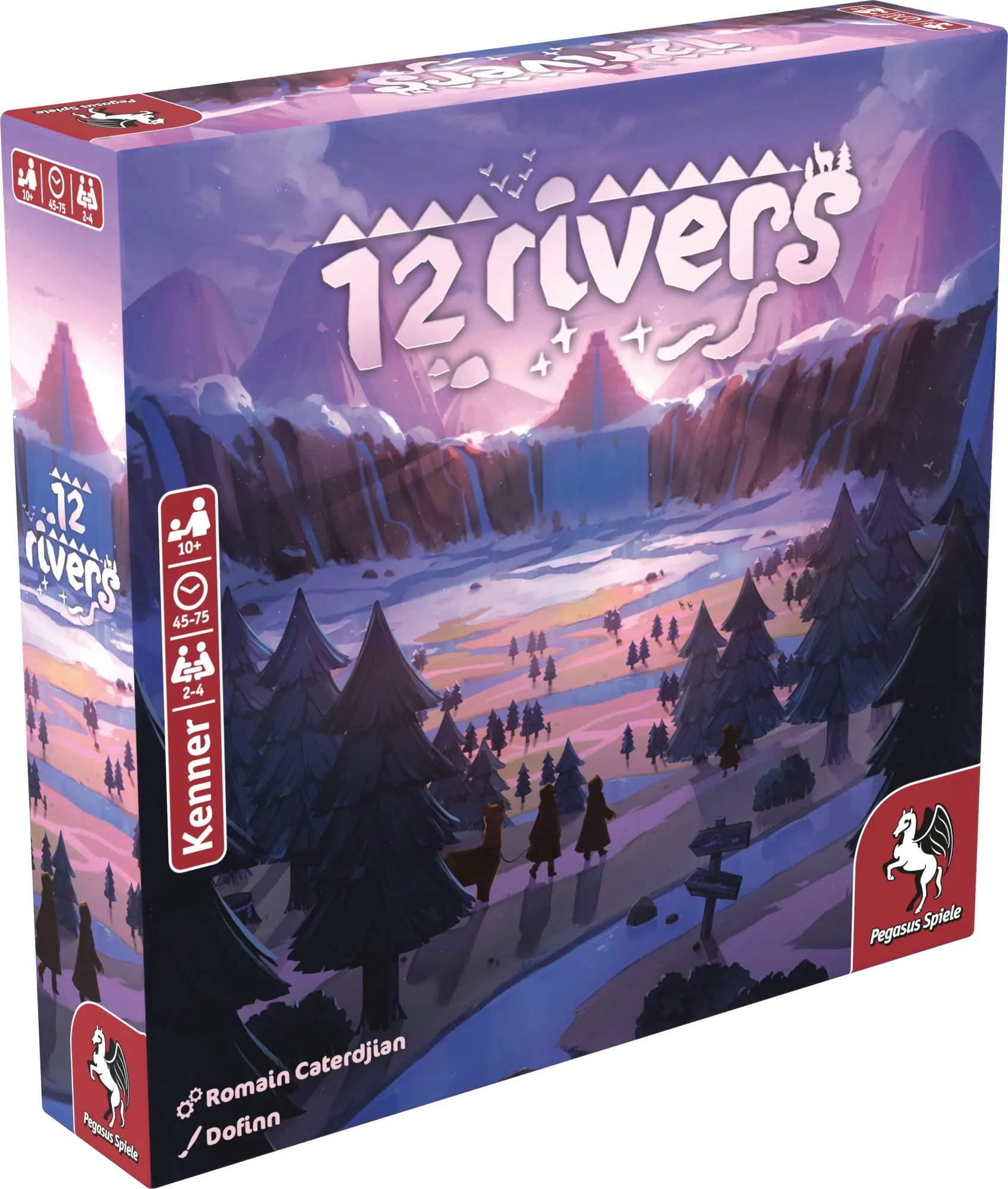 Cover: 4250231745614 | 12 Rivers | Spiel | 51343G | Deutsch | 2026 | Pegasus Spiele GmbH
