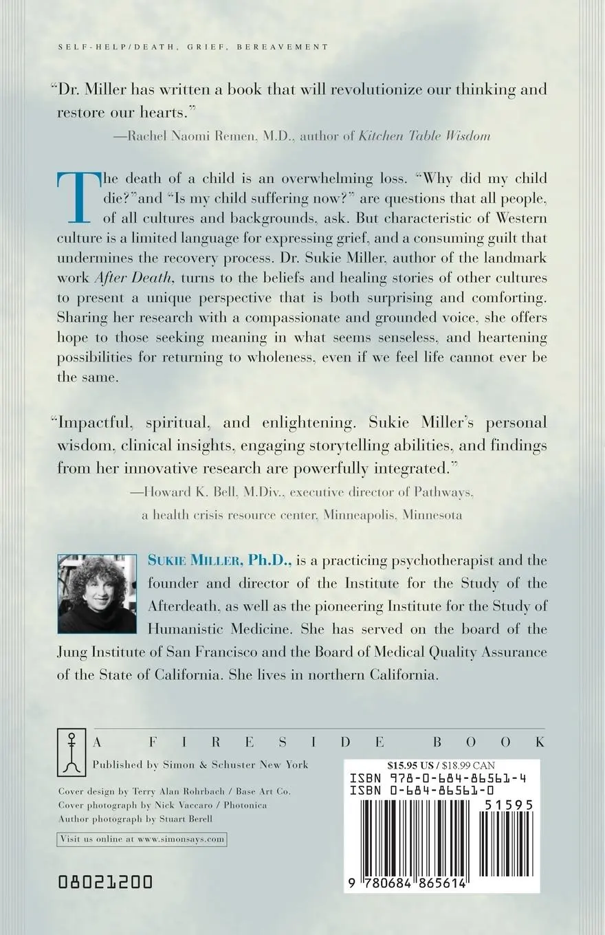 Rückseite: 9780684865614 | Finding Hope When a Child Dies | What Other Cultures Can Teach Us