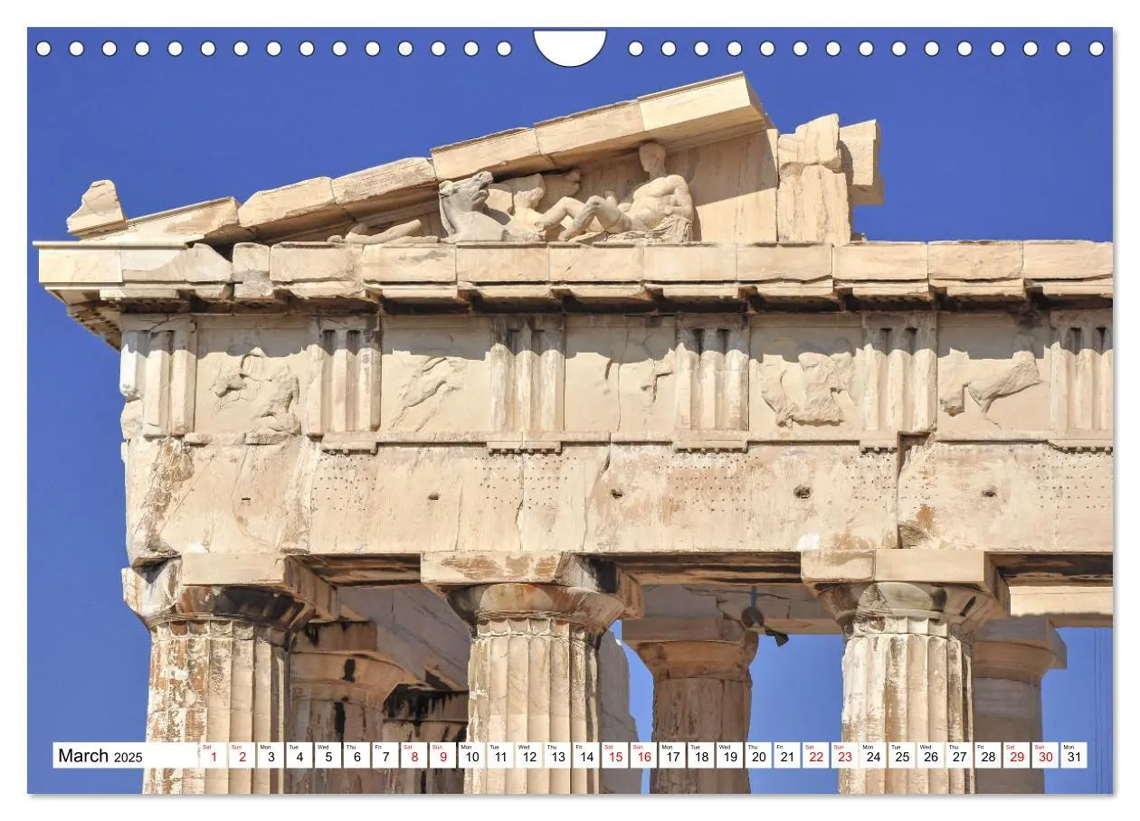 Bild: 9781325835614 | Ancient Greece and Architecture (Wall Calendar 2025 DIN A4...