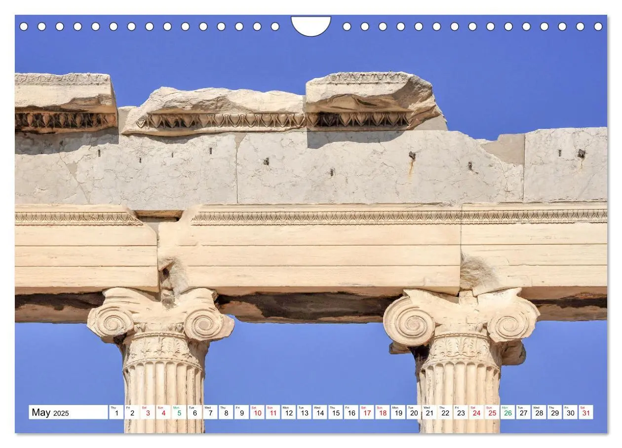 Bild: 9781325835614 | Ancient Greece and Architecture (Wall Calendar 2025 DIN A4...