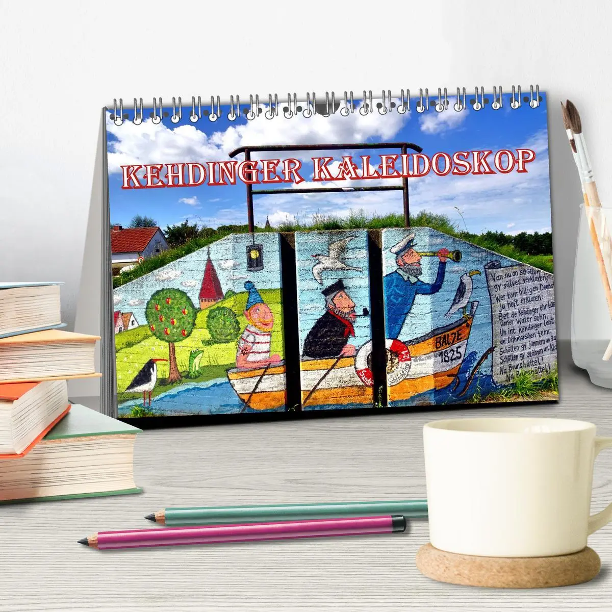 Bild: 9783457545614 | Kehdinger Kaleidoskop (Tischkalender 2026 DIN A5 quer), CALVENDO...