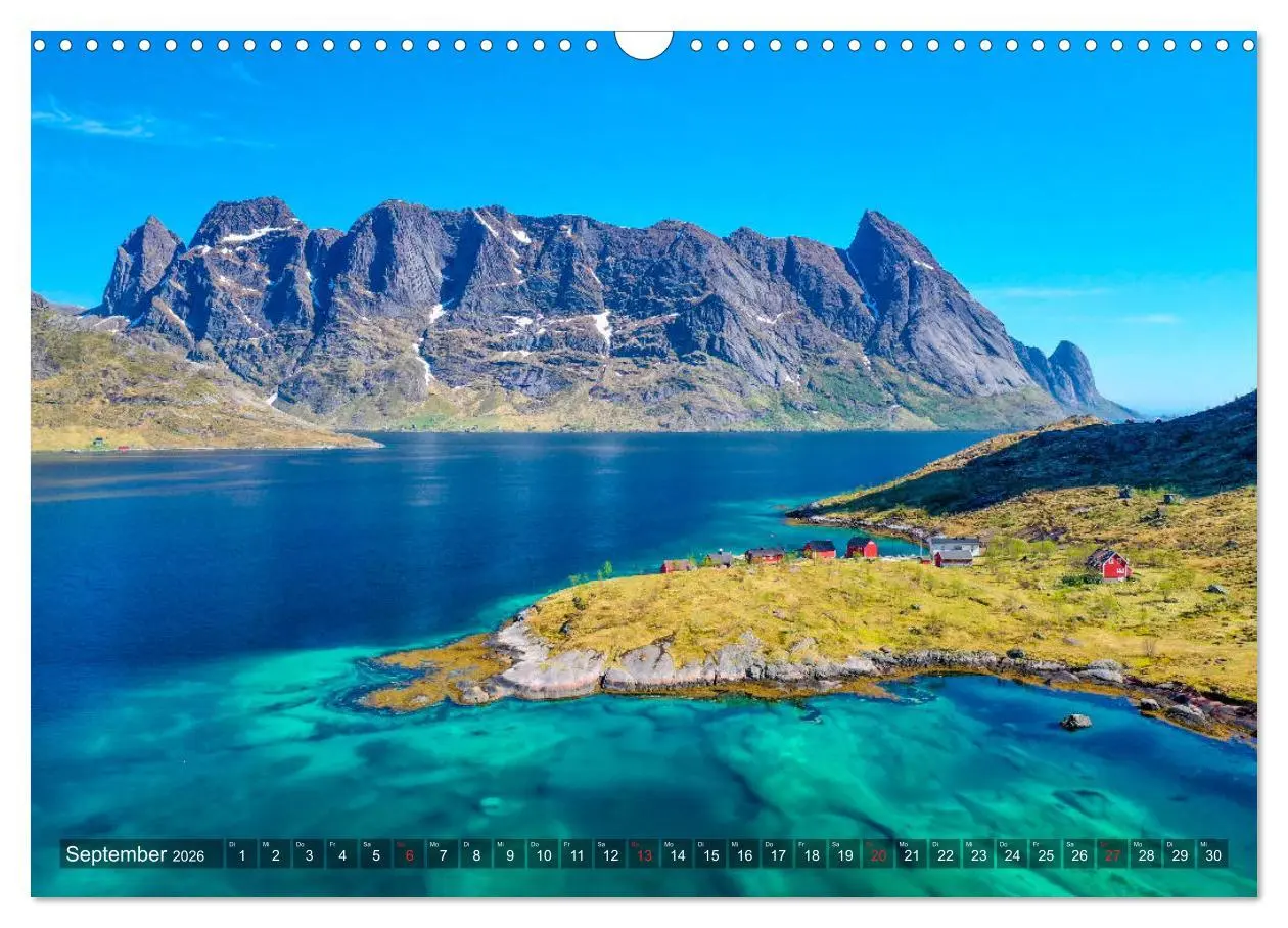 Bild: 9783457785614 | Die Farben Skandinaviens (Wandkalender 2026 DIN A3 quer), CALVENDO...