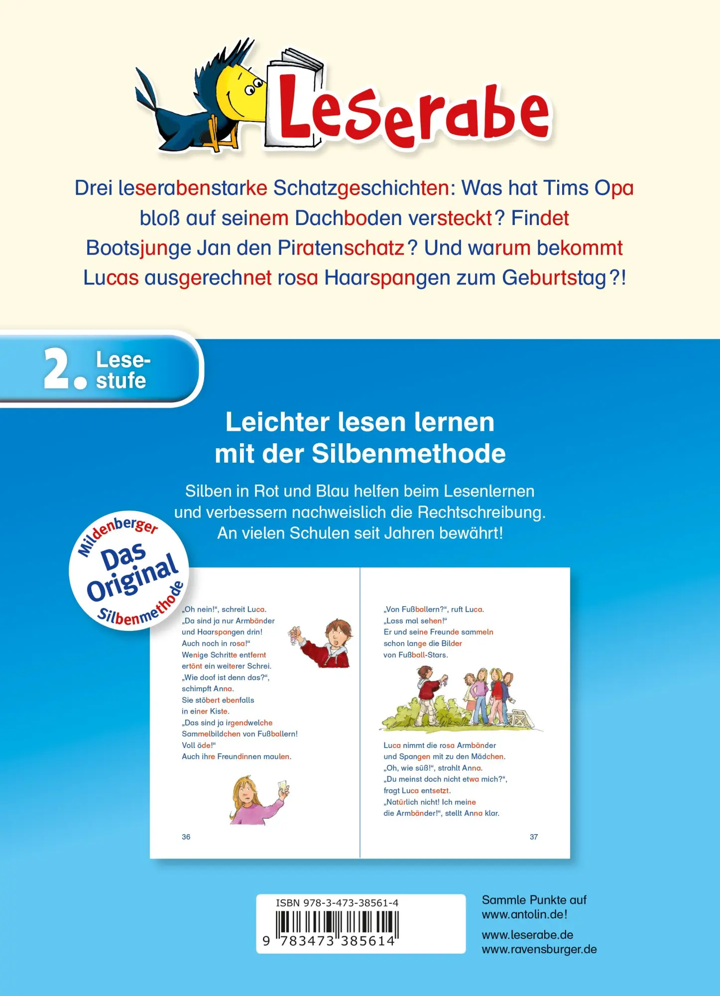 Rückseite: 9783473385614 | Schatzgeschichten - Leserabe 2. Klasse - Erstlesebuch für Kinder ab...