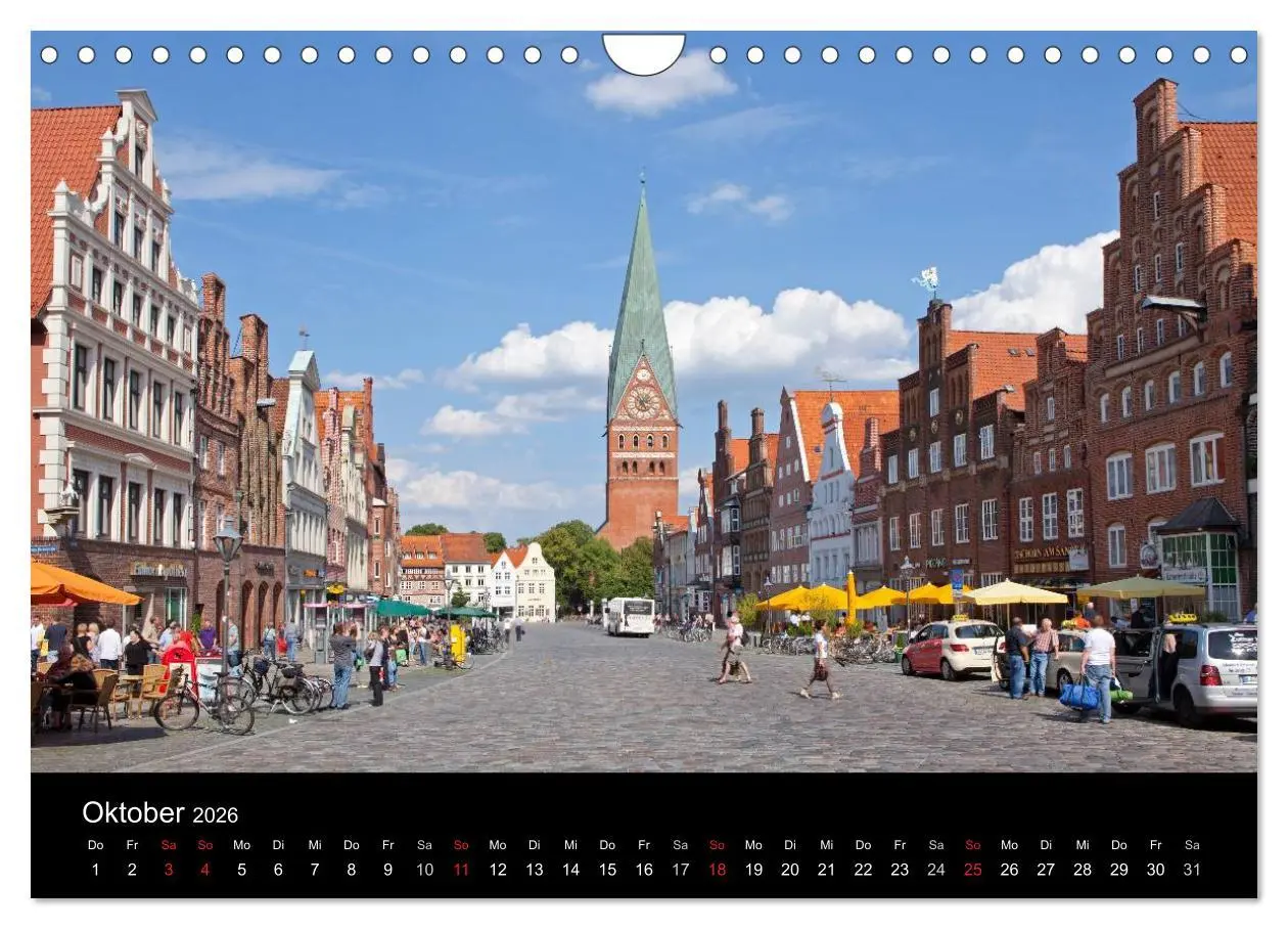 Bild: 9783516185614 | Hansestadt Lüneburg und Lüneburger Heide (Wandkalender 2026 DIN A4...