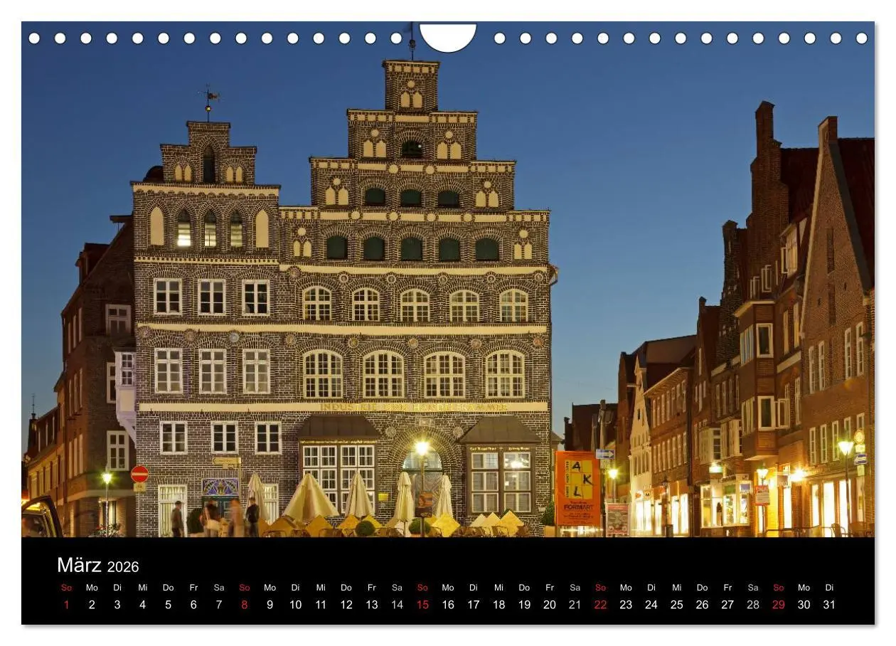 Bild: 9783516185614 | Hansestadt Lüneburg und Lüneburger Heide (Wandkalender 2026 DIN A4...