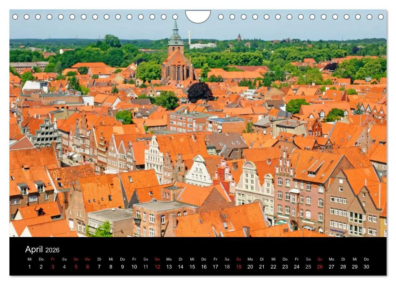 Bild: 9783516185614 | Hansestadt Lüneburg und Lüneburger Heide (Wandkalender 2026 DIN A4...