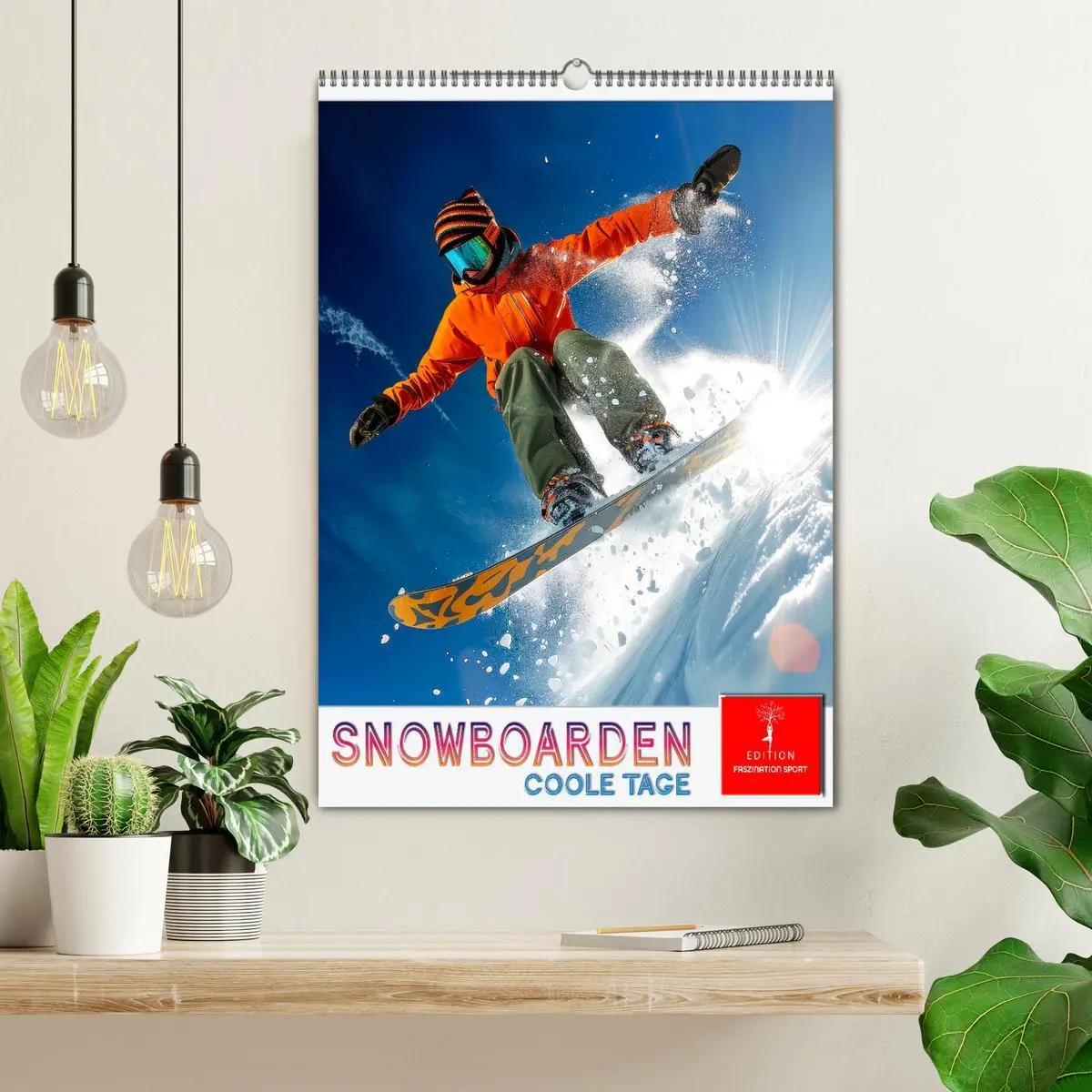 Bild: 9783516255614 | Snowboarden - coole Tage (Wandkalender 2026 DIN A2 hoch), CALVENDO...