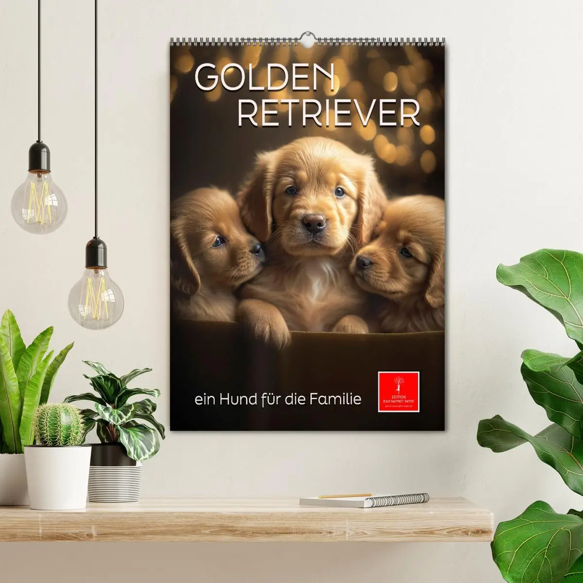 Bild: 9783516325614 | Golden Retriever - ein Hund für die Familie (Wandkalender 2026 DIN...