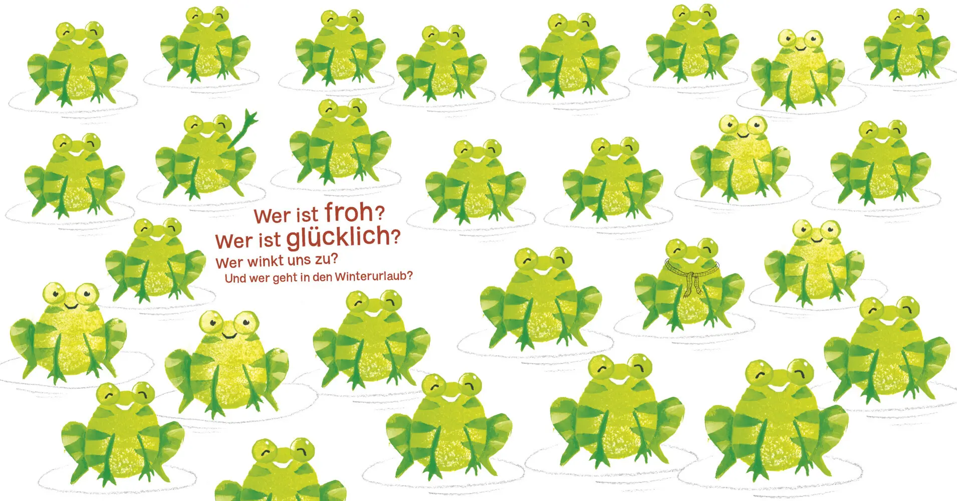 Bild: 9783905945614 | Wer ist glücklich, wer ist froh? | Guido van Genechten | Buch | 18 S.