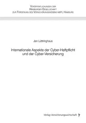 Cover: 9783963295614 | Internationale Aspekte der Cyber-Haftpflicht und der...