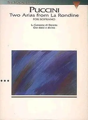 Cover: 9780793515714 | Puccini: Two Arias from La Rondine: The Vocal Library | Puccini | Buch