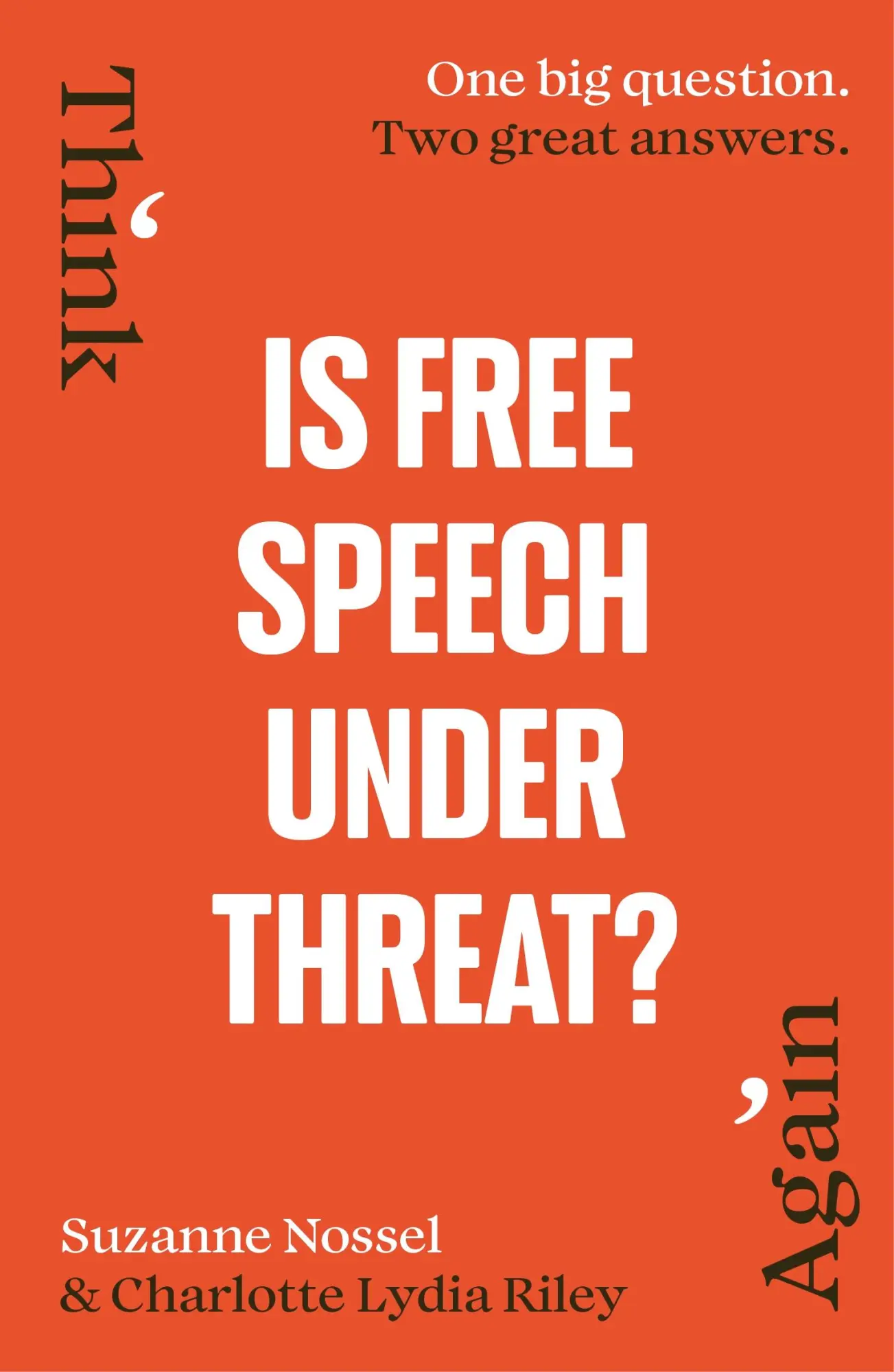 Cover: 9781529935714 | Is Free Speech Under Threat? | Charlotte Lydia Riley (u. a.) | Buch