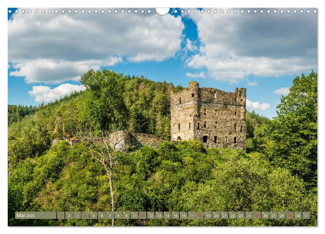 Bild: 9783435515714 | Burgen in Rheinland-Pfalz (Wandkalender 2025 DIN A3 quer), CALVENDO...