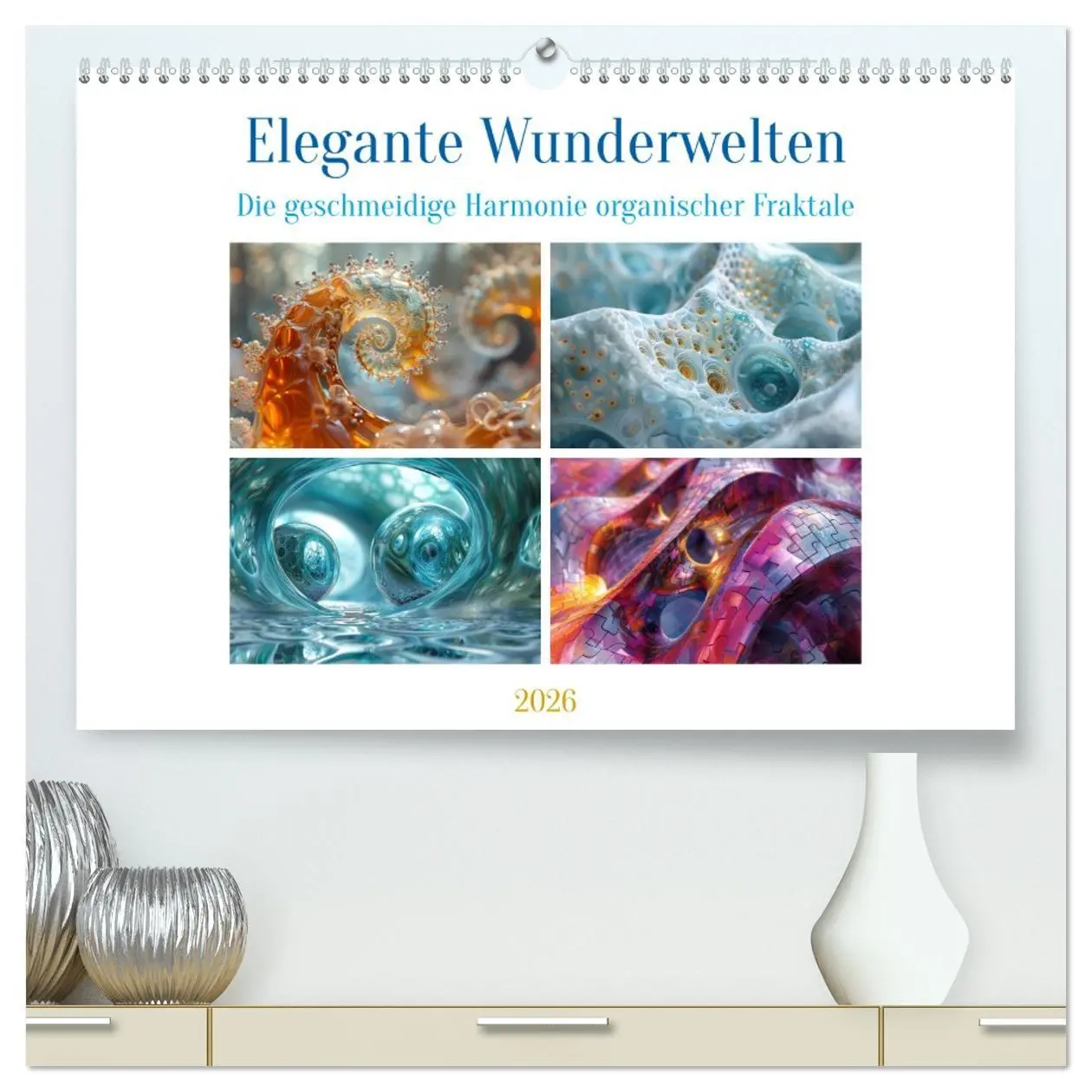 Cover: 9783457395714 | Elegante Wunderwelten (hochwertiger Premium Wandkalender 2026 DIN...