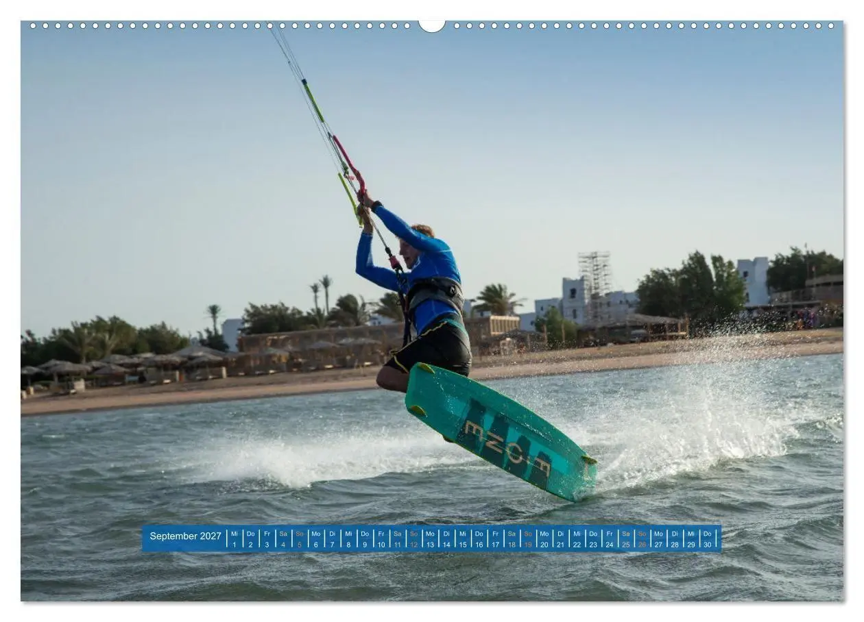 Bild: 9783569405714 | Kite Boarding El Gouna (Wandkalender 2027 DIN A2 quer), CALVENDO...