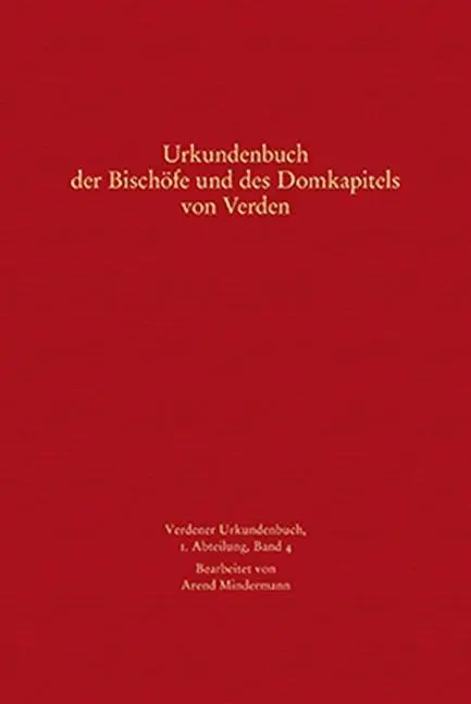 Cover: 9783835335714 | Urkundenbuch der Bischöfe und des Domkapitels von Verden | Mindermann