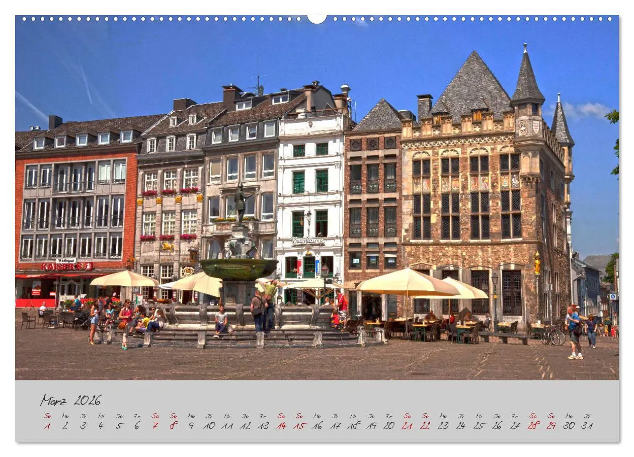 Bild: 9783457765814 | Aachen Die Kaiserstadt (Wandkalender 2026 DIN A2 quer), CALVENDO...