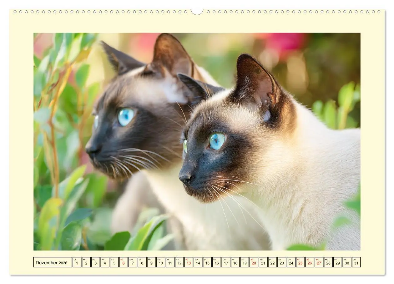 Bild: 9783516095814 | Edle Siamkatzen. Anmut und Charakter im Spiel mit der Natur...