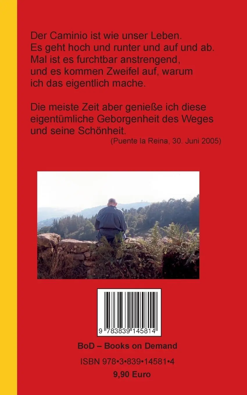 Rückseite: 9783839145814 | Allein auf dem Jakobsweg | Mein Weg nach Santiago de Compostela | Buch
