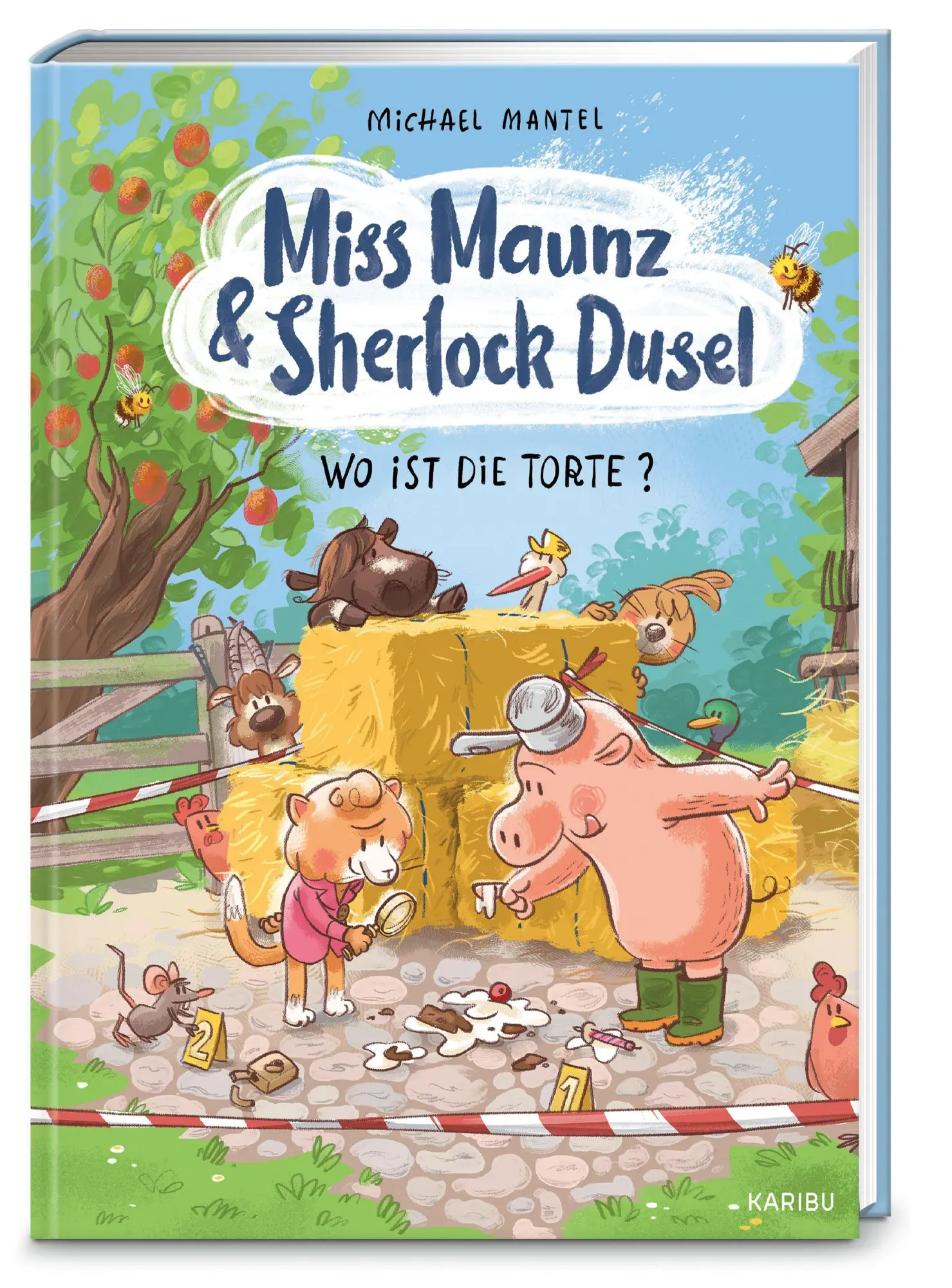 Cover: 9783961295814 | Miss Maunz &amp; Sherlock Dusel - Wo ist die Torte? | Michael Mantel