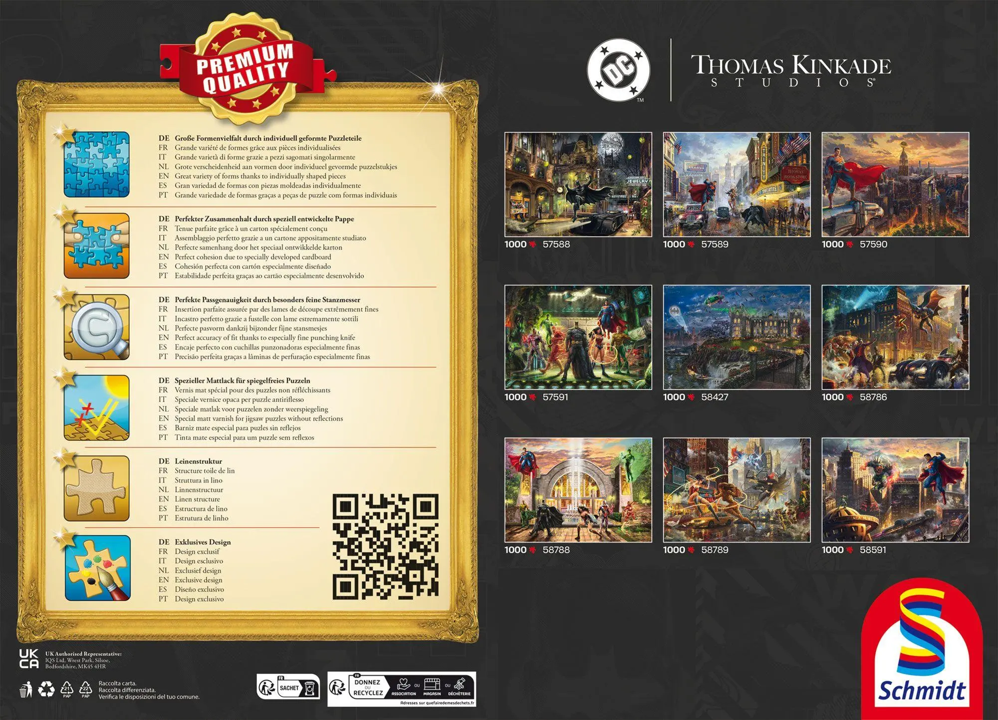 Bild: 4001504585914 | Superman(TM), Man of Steel | Puzzle Thomas Kinkade 1000 Teile - Warner