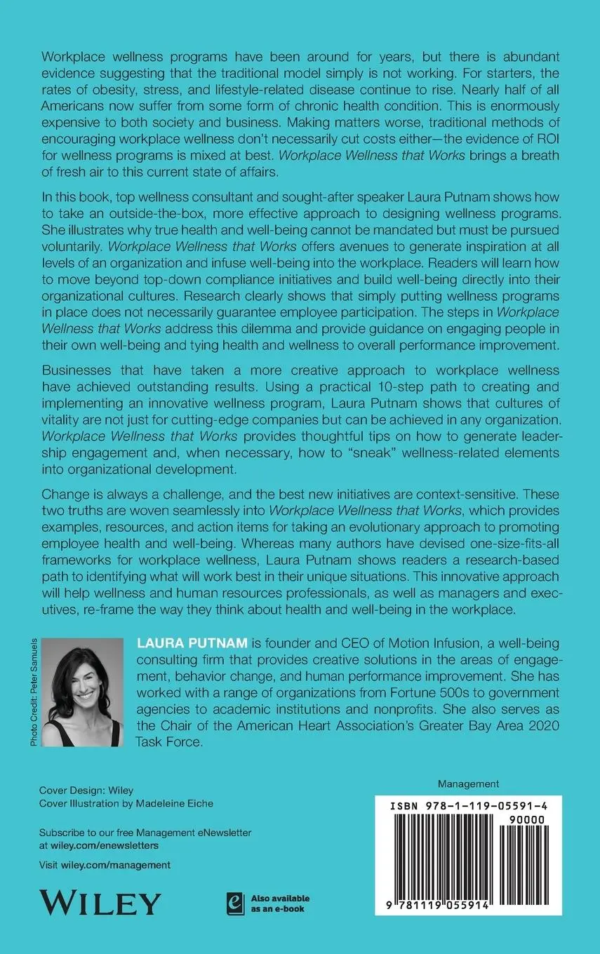 Rückseite: 9781119055914 | Workplace Wellness That Works | Laura Putnam | Buch | 352 S. | 2015