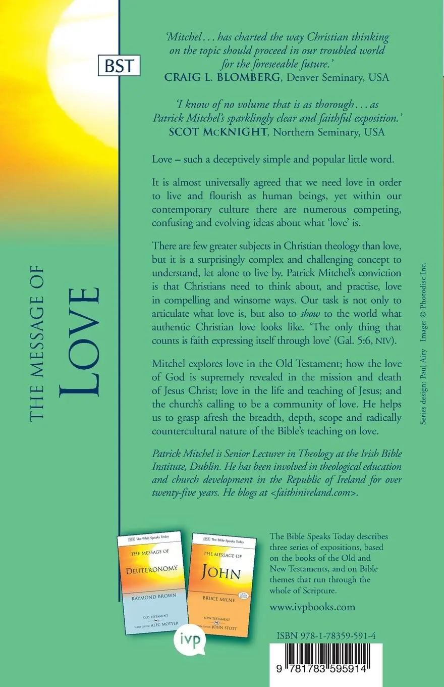 Rückseite: 9781783595914 | The Message of Love | The Only Thing That Counts | Patrick Mitchel