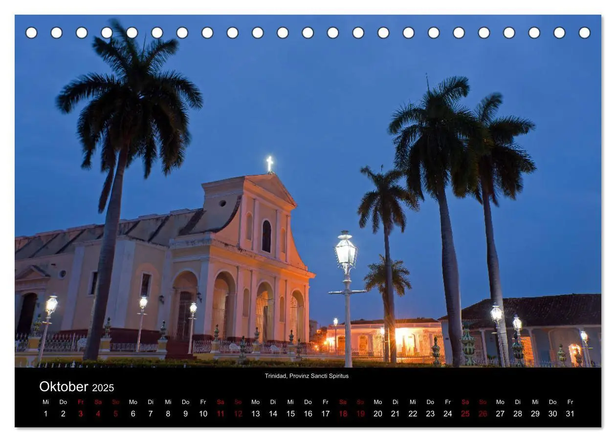 Bild: 9783435425914 | Kuba 2025 (Tischkalender 2025 DIN A5 quer), CALVENDO Monatskalender