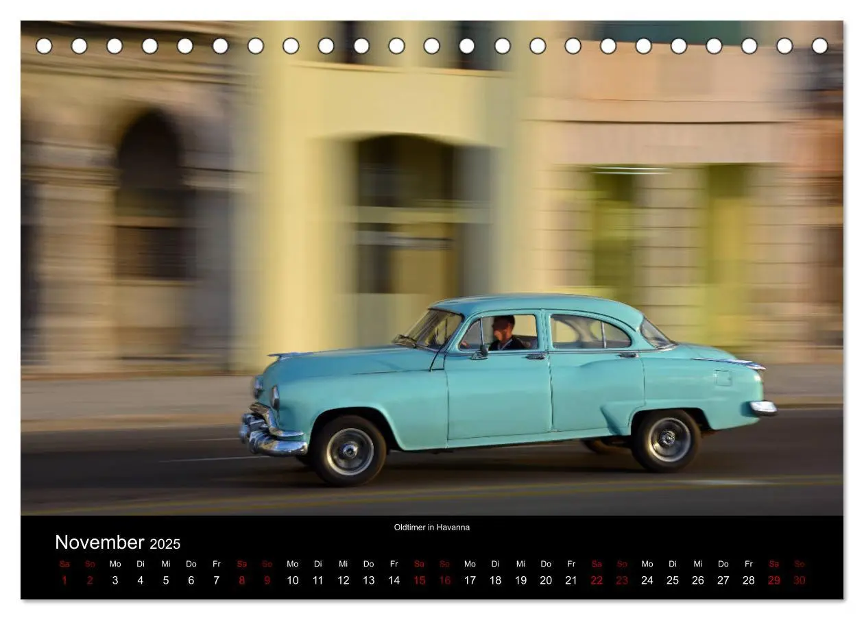 Bild: 9783435425914 | Kuba 2025 (Tischkalender 2025 DIN A5 quer), CALVENDO Monatskalender
