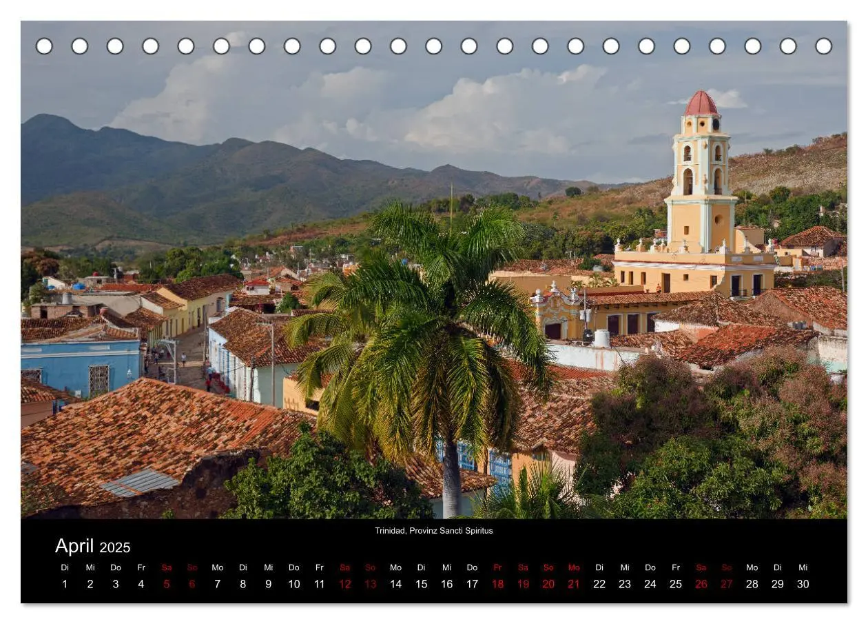 Bild: 9783435425914 | Kuba 2025 (Tischkalender 2025 DIN A5 quer), CALVENDO Monatskalender
