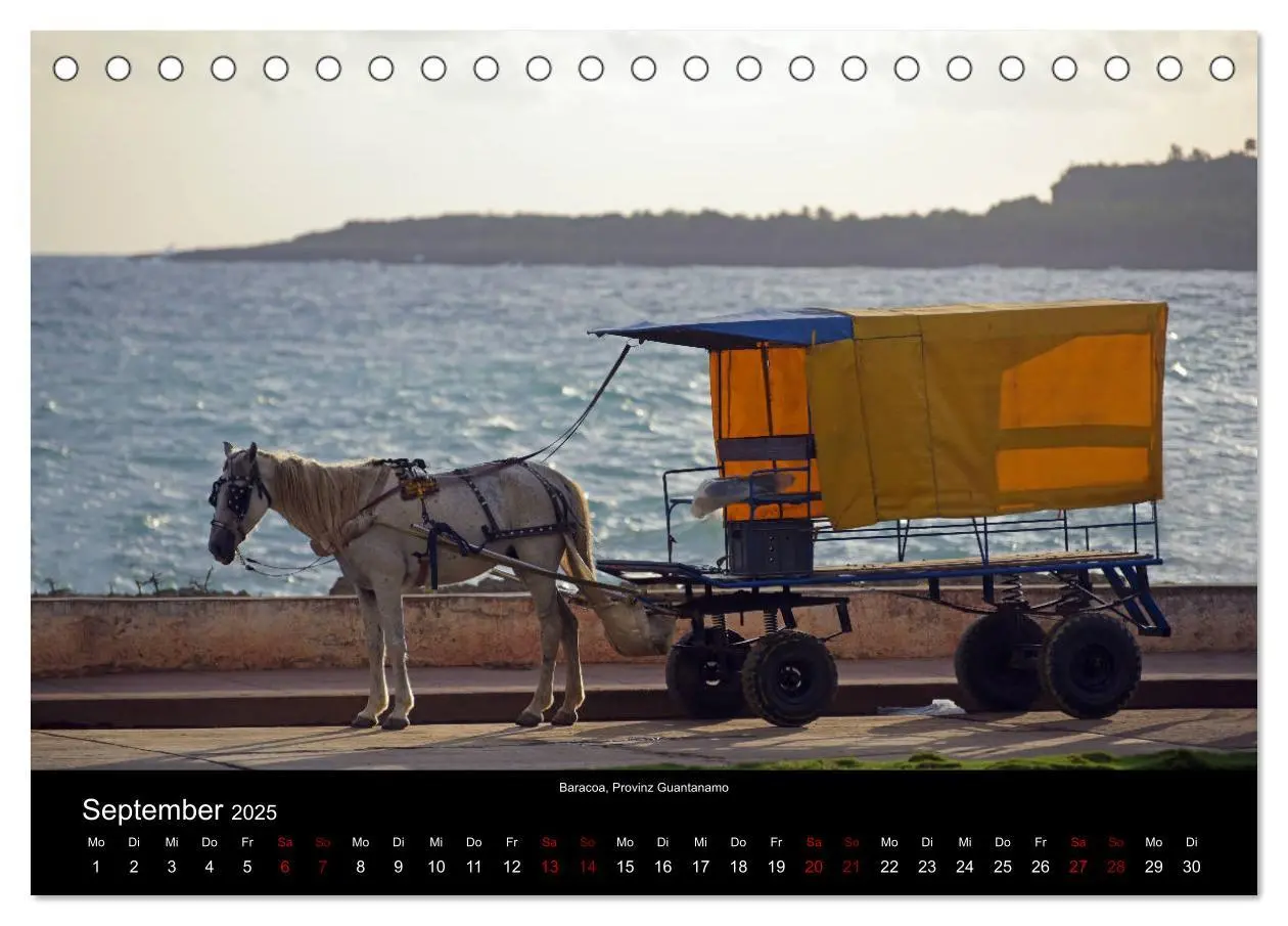 Bild: 9783435425914 | Kuba 2025 (Tischkalender 2025 DIN A5 quer), CALVENDO Monatskalender