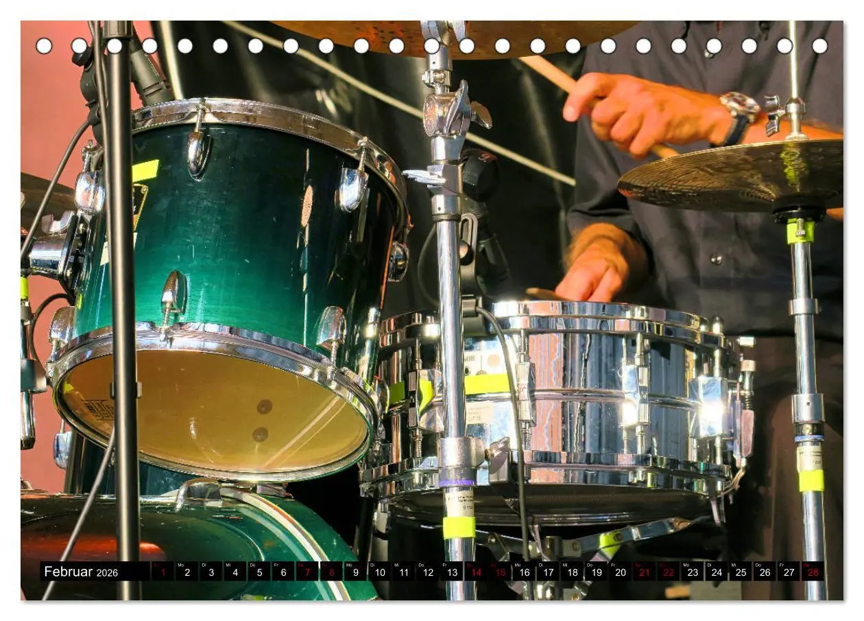 Bild: 9783457685914 | Jazz pur (Tischkalender 2026 DIN A5 quer), CALVENDO Monatskalender