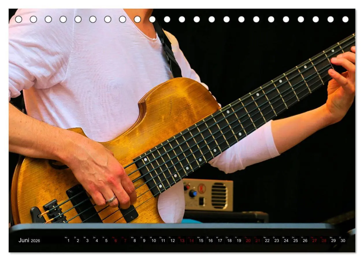 Bild: 9783457685914 | Jazz pur (Tischkalender 2026 DIN A5 quer), CALVENDO Monatskalender