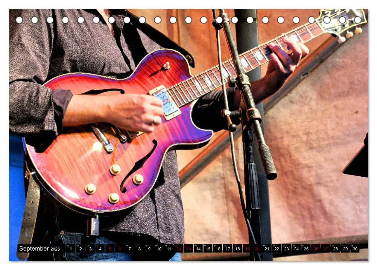Bild: 9783457685914 | Jazz pur (Tischkalender 2026 DIN A5 quer), CALVENDO Monatskalender