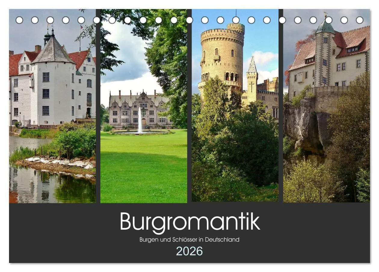 Cover: 9783516085914 | Burgromantik Burgen und Schlösser in Deutschland (Tischkalender...
