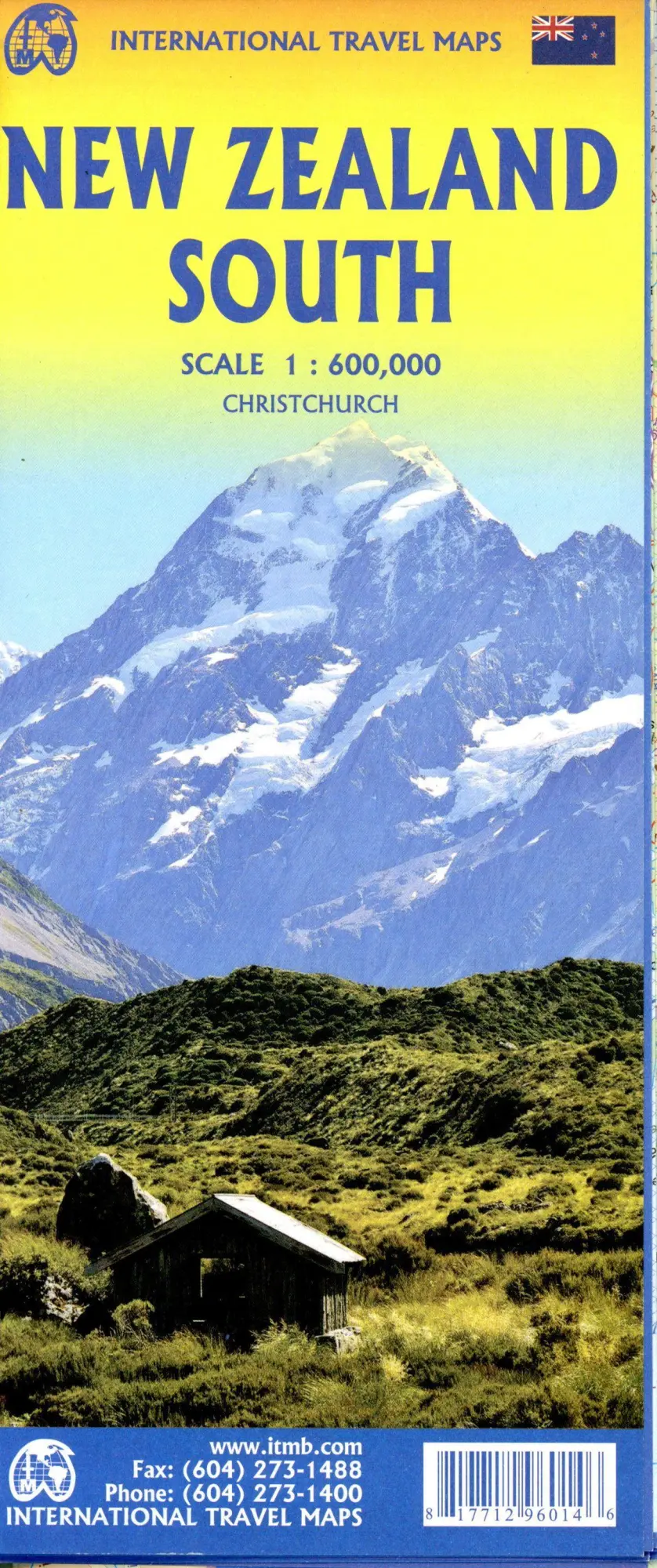 Cover: 9781771296014 | New Zealand South Island | ITM Map 1:600000 | (Land-)Karte | ITM Map