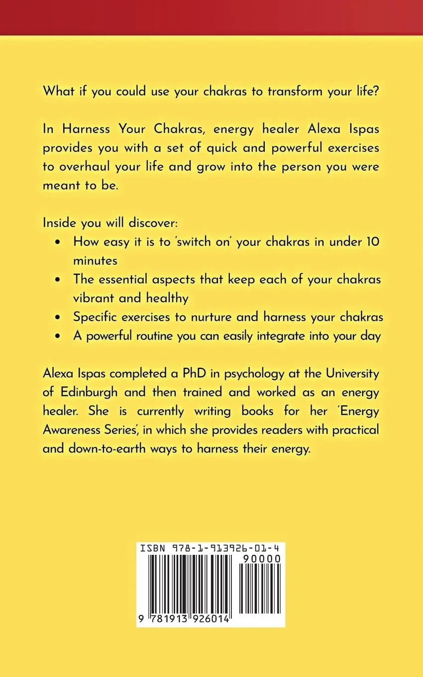 Rückseite: 9781913926014 | Harness Your Chakras | A powerful action plan to transform your life