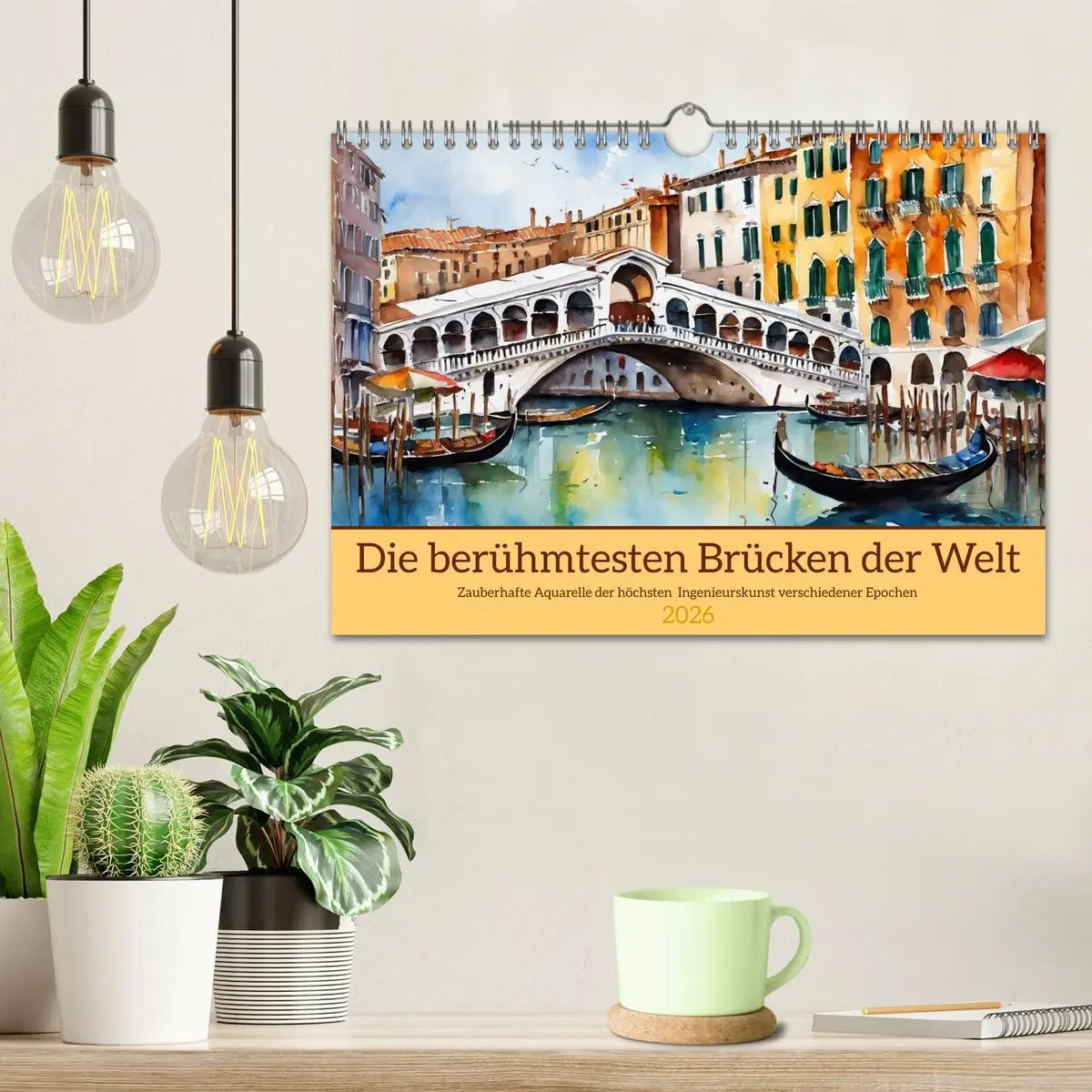 Bild: 9783457336014 | Die berühmtesten Brücken der Welt (Wandkalender 2026 DIN A4 quer),...