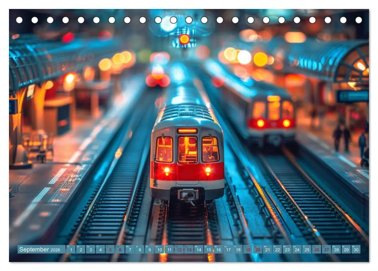 Bild: 9783457406014 | Modelleisenbahnen sind cool (Tischkalender 2026 DIN A5 quer),...