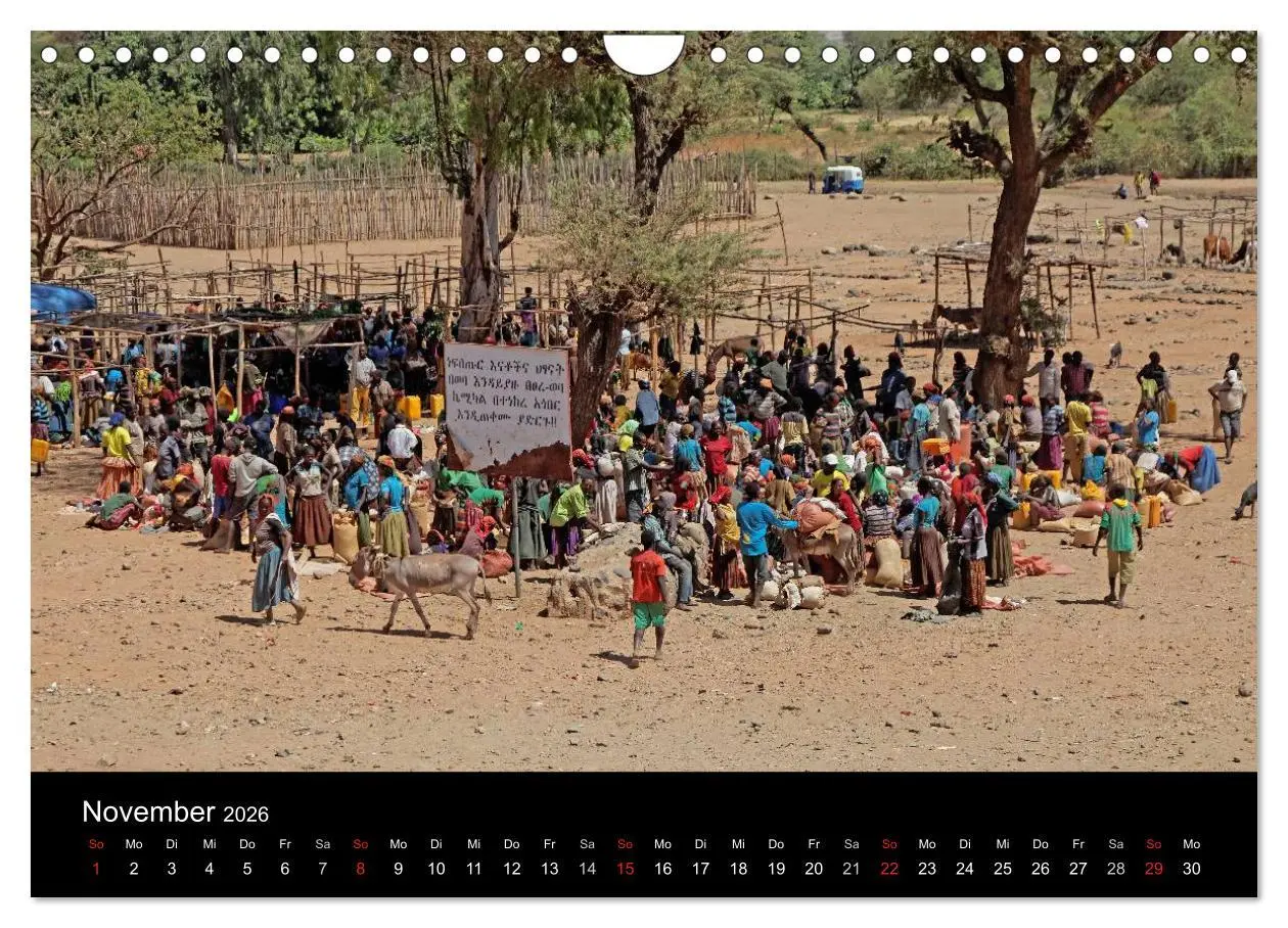 Bild: 9783516046014 | Landleben in Äthiopien (Wandkalender 2026 DIN A4 quer), CALVENDO...